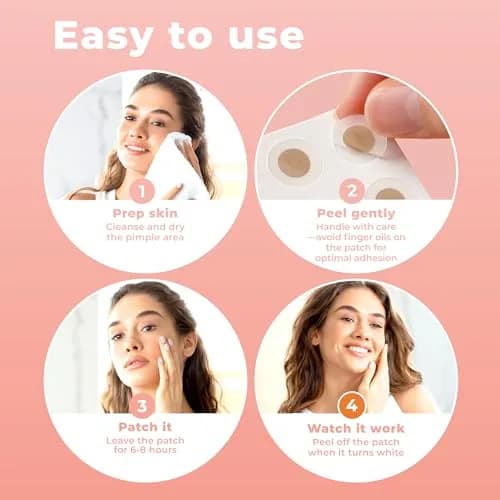 PatchRx Micro Needle Pimple Patch 18 Count | Hydrocolloid Micropoint Acne Treatment thumbnail 4