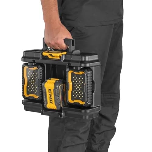 DEWALT Tough System 2.0 LED Light Box | Portable Tool Storage with 4000 Lumens, Adjustable & Compatible with DEWALT Batteries thumbnail 8
