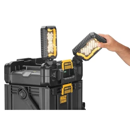 DEWALT Tough System 2.0 LED Light Box | Portable Tool Storage with 4000 Lumens, Adjustable & Compatible with DEWALT Batteries thumbnail 9