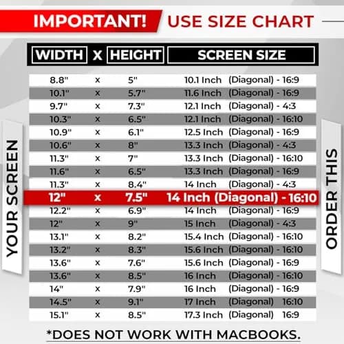 SightPro Magnetic Laptop Privacy Screen 14.1 Inch 16:10 | Patented Removable Filter for Secure Viewing thumbnail 8