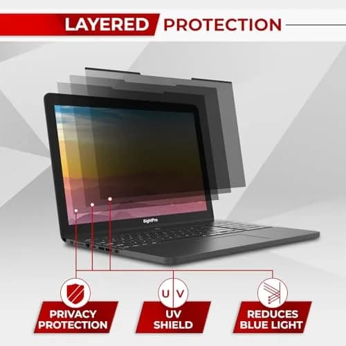 SightPro Magnetic Laptop Privacy Screen 16 Inch 16:10 | Patented Removable Filter thumbnail 9