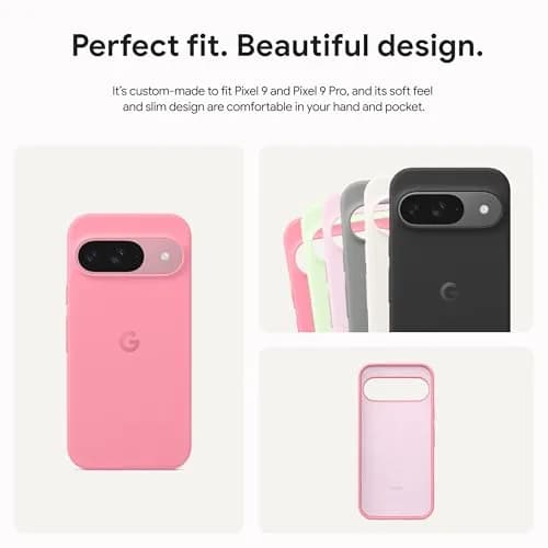 Google Pixel 9 + 9 Pro Case - Android Phone Case - Durable Silicone - Slim Design - Obsidian thumbnail 4