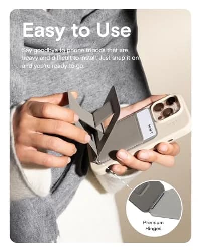 MOFT Phone Tripod Stand & Wallet, NFC Card Holder, Hold 1-2 Cards | Slim 0.37in Profile for Travel & Content thumbnail 8
