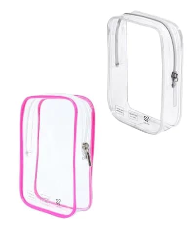 CALYGO Clear Cosmetic Case 1 Quart (156 ml) | TSA Approved Travel Bag for Liquids thumbnail 1