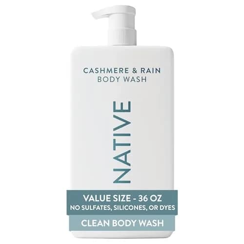 Native Clean Body Wash, Gentle pH-Balanced for Sensitive Skin, 36 oz | Hydrating & 24-Hr Freshness thumbnail 1