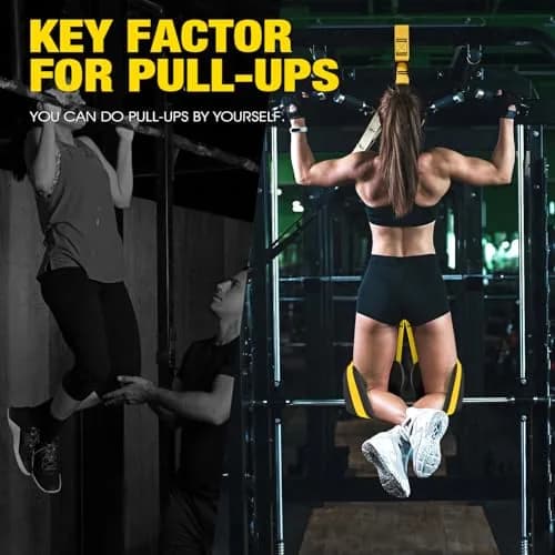 Ayombo Adjustable Resistance Bands Set for Pull Up Bar, Home Gym Workout Equipment Exercise Bands for Muscle Training, Stretching, 1.33 kg (2.95 lb) thumbnail 5