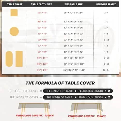 Horaldaily Christmas Tablecloth 70 x 70 Inch Round Trees Red | Festive Home Decor (120 chars) thumbnail 6
