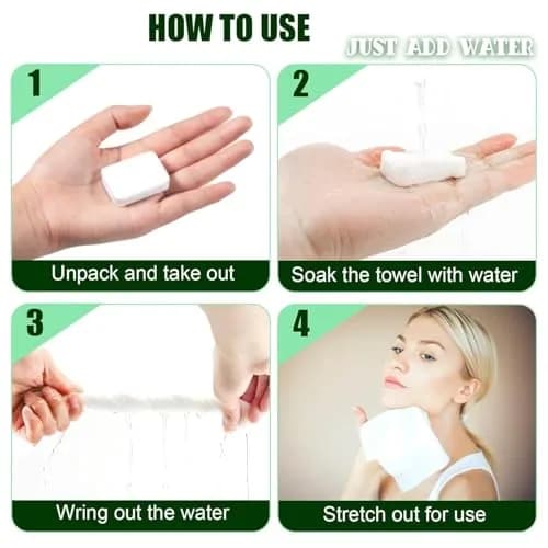 Fancyou Disposable Face Towels 20 Count | Eco-Friendly, Compact & Skin-Friendly thumbnail 6
