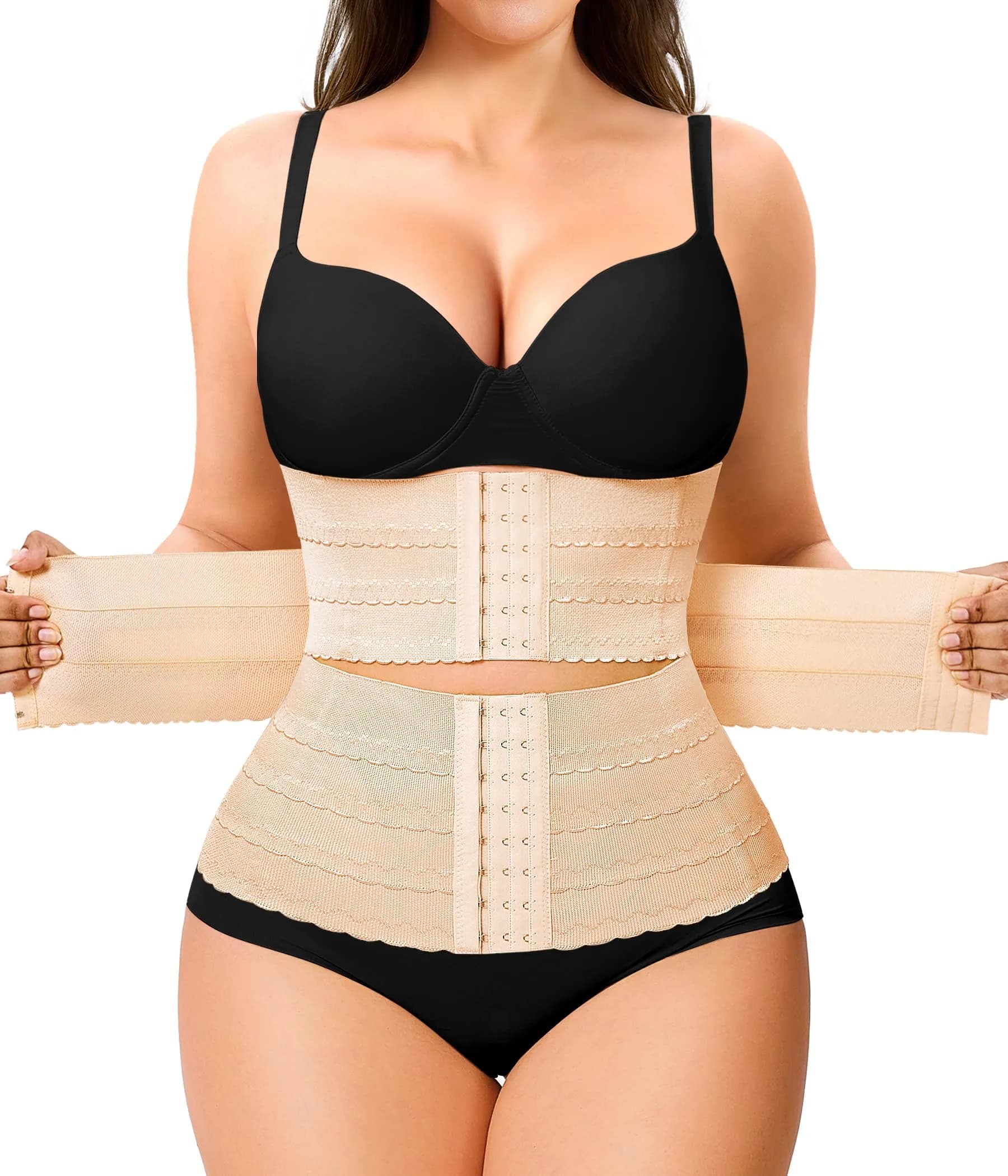 Nebility Waist Trainer for Women Corset Shapewear M | Tummy Control, Back Support, Snug Fit