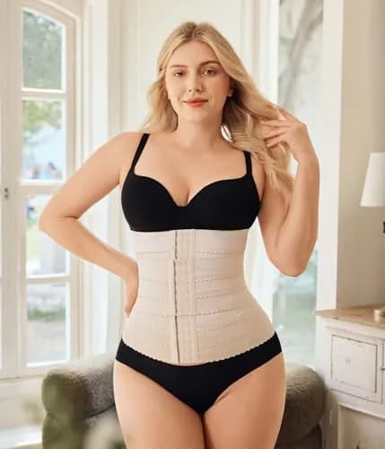 Nebility Waist Trainer for Women Corset Shapewear M | Tummy Control, Back Support, Snug Fit thumbnail 5