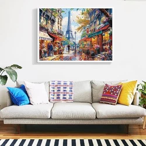 Edsjegn 1000 Pieces Puzzle - Charming Paris Scene | Challenging Family Game (70-120 chars) thumbnail 6