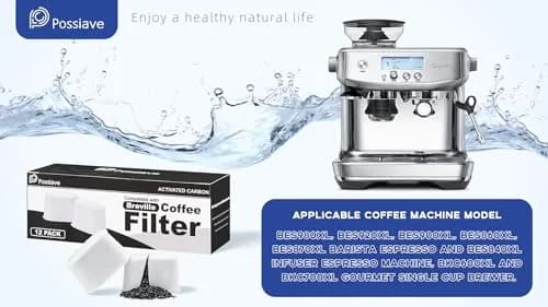 Possiave 18-Pack Water Filters Compatible with Breville BWF100 Machines | Improve Water Quality & Flavor thumbnail 7