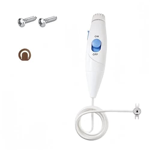 Yooreps Replacement Hose and Handle for Waterpik WP-100 WP-140 Series 11.5cm (4.53") Blue | Compatible Oral Irrigator Part thumbnail 1