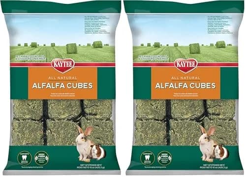 Kaytee Alfalfa Cubes for Small Animals, 850 g (30 oz) | High Protein & Fiber for Digestive Health thumbnail 1