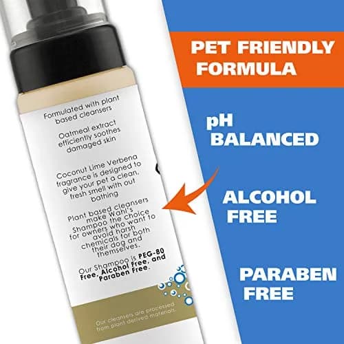 Wahl Waterless Oatmeal & Coconut Lime Verbena Pet Shampoo 420ml (14.2 Fl Oz) | No-Rinse Formula for Dogs, Cats & Horses thumbnail 4