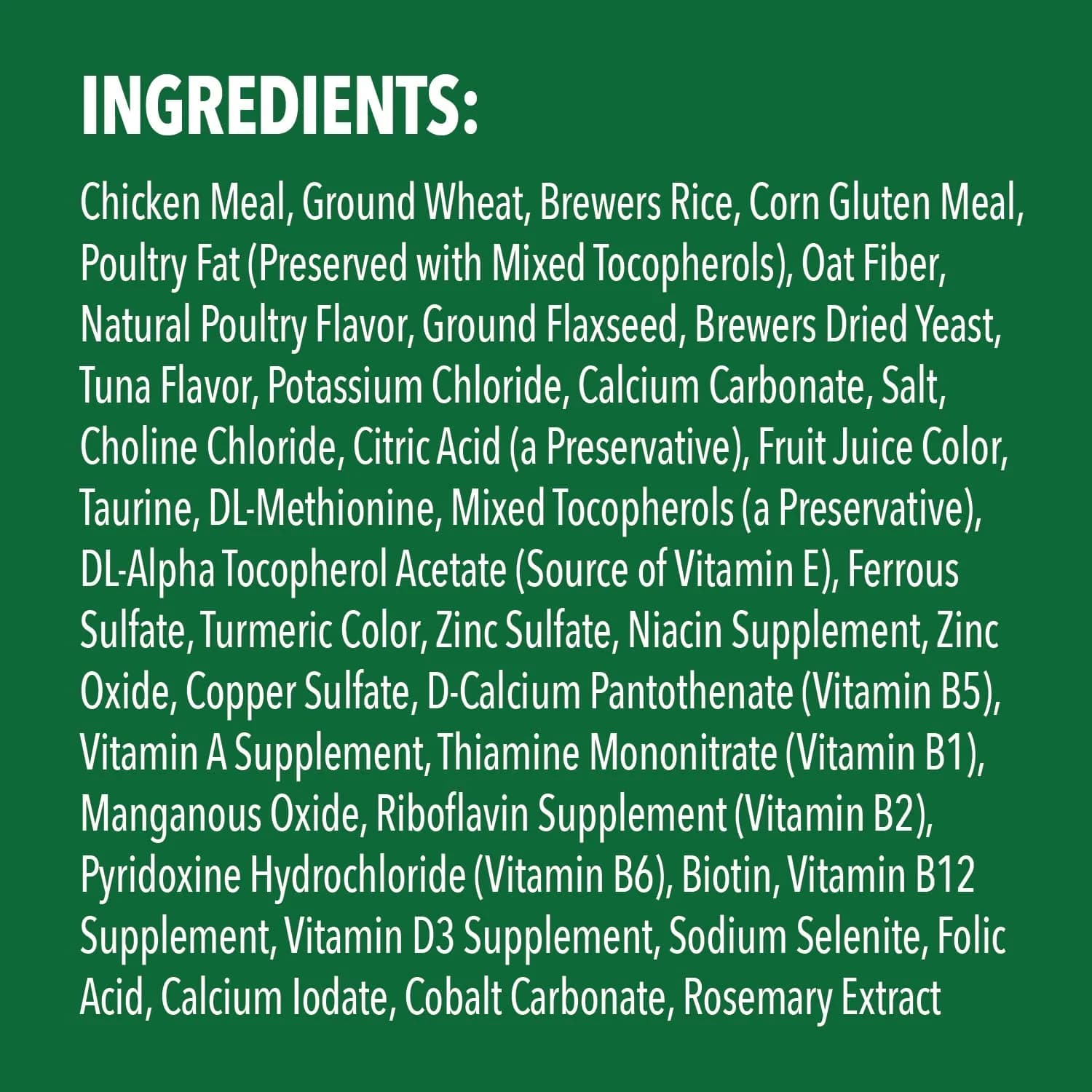 Greenies Tempting Tuna Flavor Dental Cat Treats 9.2 oz (208 g) Pack of 2 | Veterinarian-Recommended Oral Care for Adult Cats - view 4