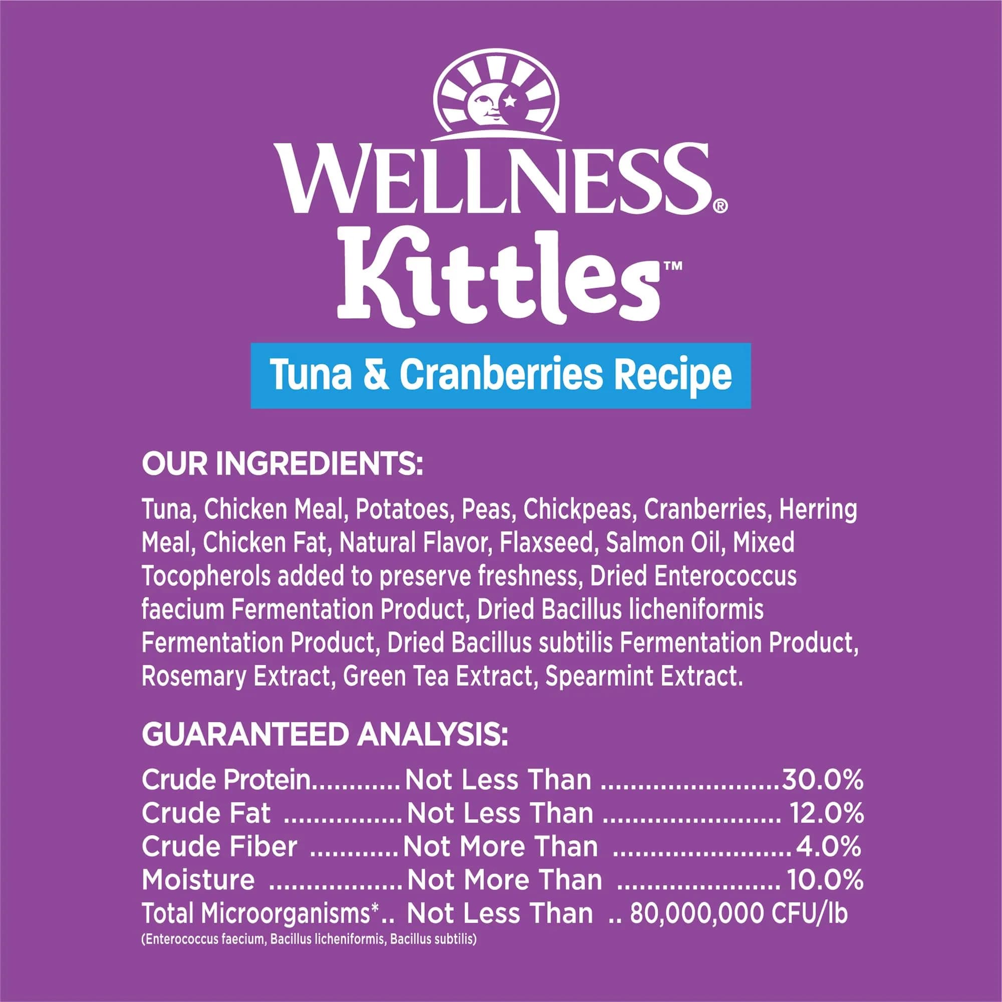 Wellness Kittles Crunchy Cat Treats Tuna & Cranberry Flavor 4 oz (Pack of 2) | Grain-Free Dental Aid - view 6