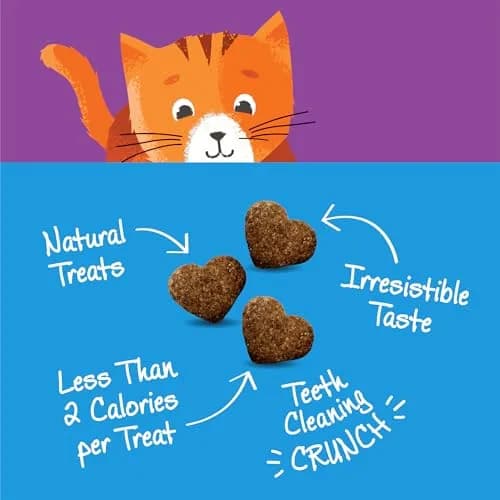 Wellness Kittles Crunchy Cat Treats Tuna & Cranberry Flavor 4 oz (Pack of 2) | Grain-Free Dental Aid thumbnail 3