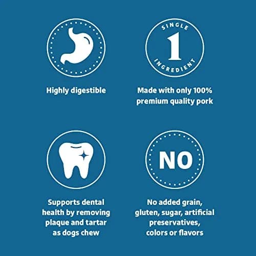 Wonder Bound Whole Pig Ears Dog Treats | Highly Digestible Pork, Dental Support, 18 Count (Pack of 2) thumbnail 3