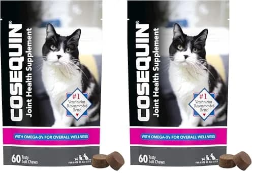 Nutramax Cosequin for Cats Joint Health Supplement Soft Chews, 120 Count (60 Count Pack of 2) | Supports Joint, Skin & Coat Health thumbnail 1