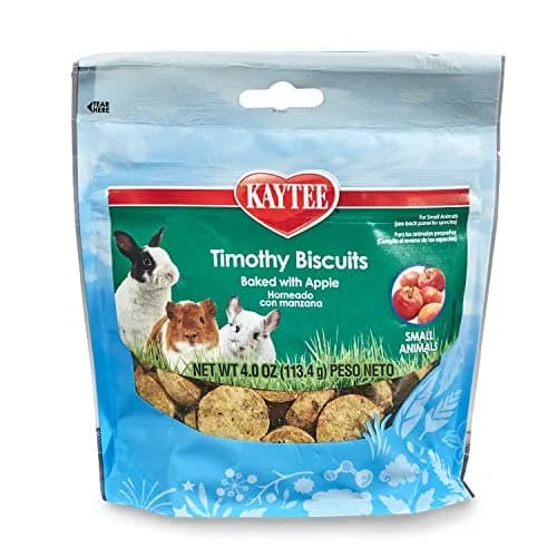 Kaytee Timothy Biscuits Baked Treat for Small Animals, Apple Flavor, 8 oz (Pack of 2) | High Fiber Dental Chews for Rabbits & Guinea Pigs thumbnail 7
