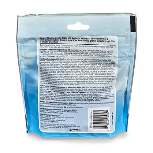 Kaytee Timothy Biscuits Baked Treat for Small Animals, Apple Flavor, 8 oz (Pack of 2) | High Fiber Dental Chews for Rabbits & Guinea Pigs thumbnail 8