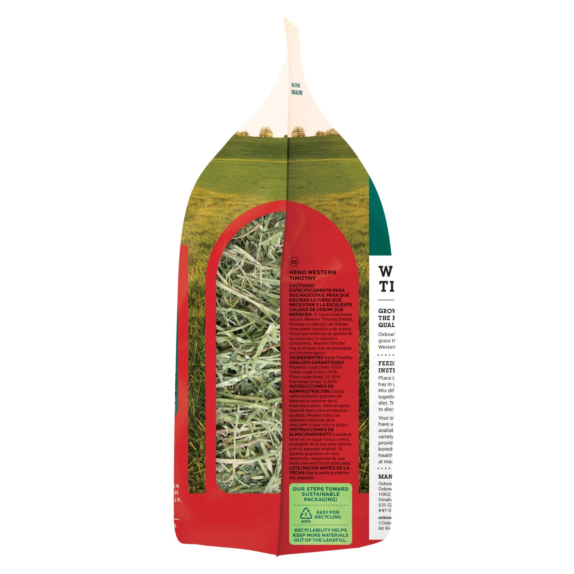 Oxbow Timothy Hay for Rabbits & Guinea Pigs, 15 oz (425 g) Pack of 2 | High Fiber Digestive Health - view 7