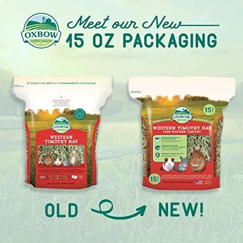 Oxbow Timothy Hay for Rabbits & Guinea Pigs, 15 oz (425 g) Pack of 2 | High Fiber Digestive Health thumbnail 2