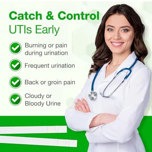 Easy@Home 3 Pack Urinary Tract Infection Test Strips for Women | Accurate & Reliable Home UTI Detection thumbnail 4