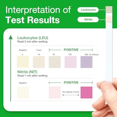 Easy@Home 3 Pack Urinary Tract Infection Test Strips for Women | Accurate & Reliable Home UTI Detection thumbnail 6