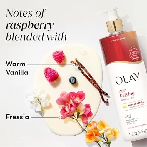 Olay Age Defying & Hydrating Body Lotion with Niacinamide Serum 503ml (17 fl oz) | 24hr Moisture for All Skin Types thumbnail 5