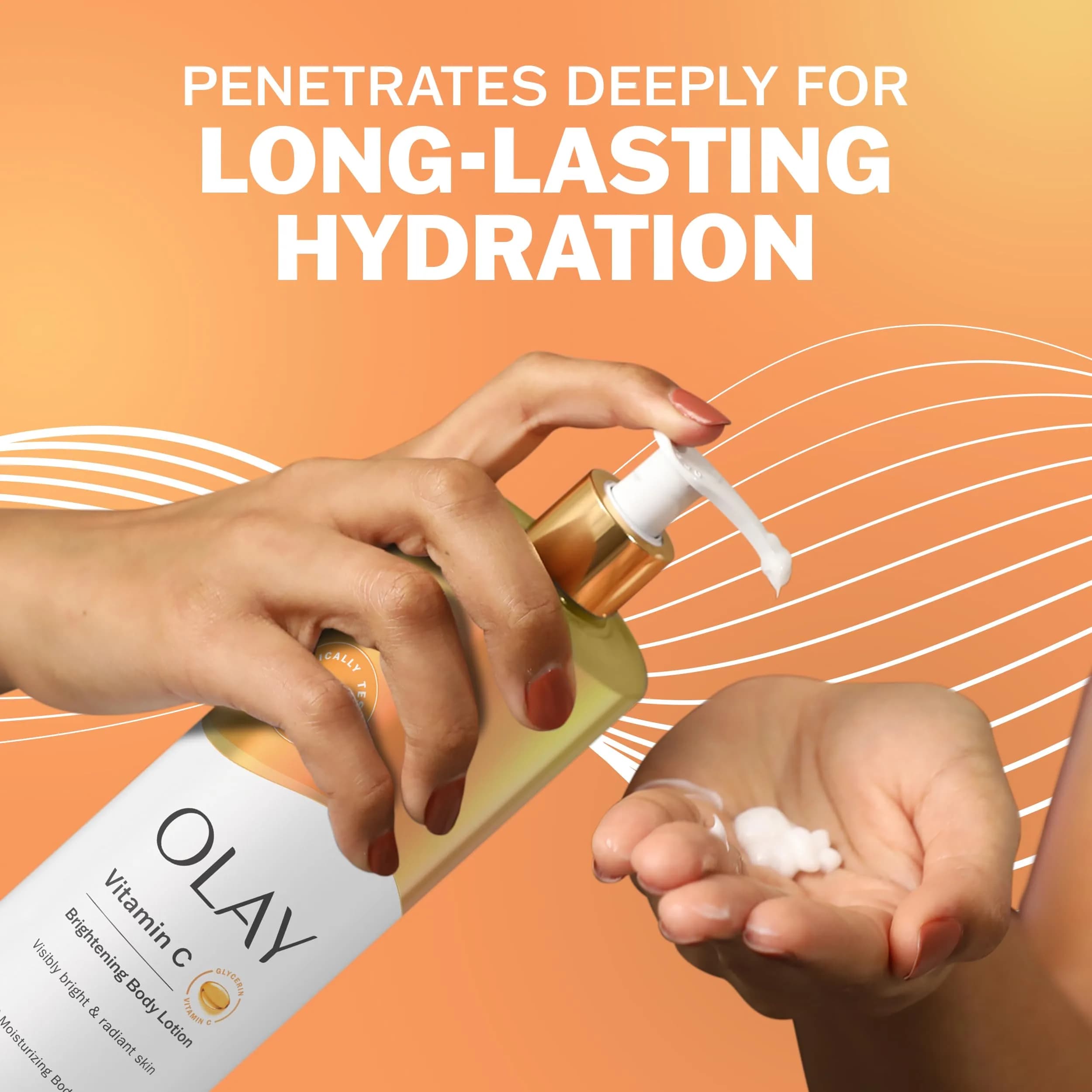 Olay Brightening Vitamin C Body Lotion with B3 Complex, 502 ml (17 fl oz) | 24hr Hydration for All Skin Types - view 3