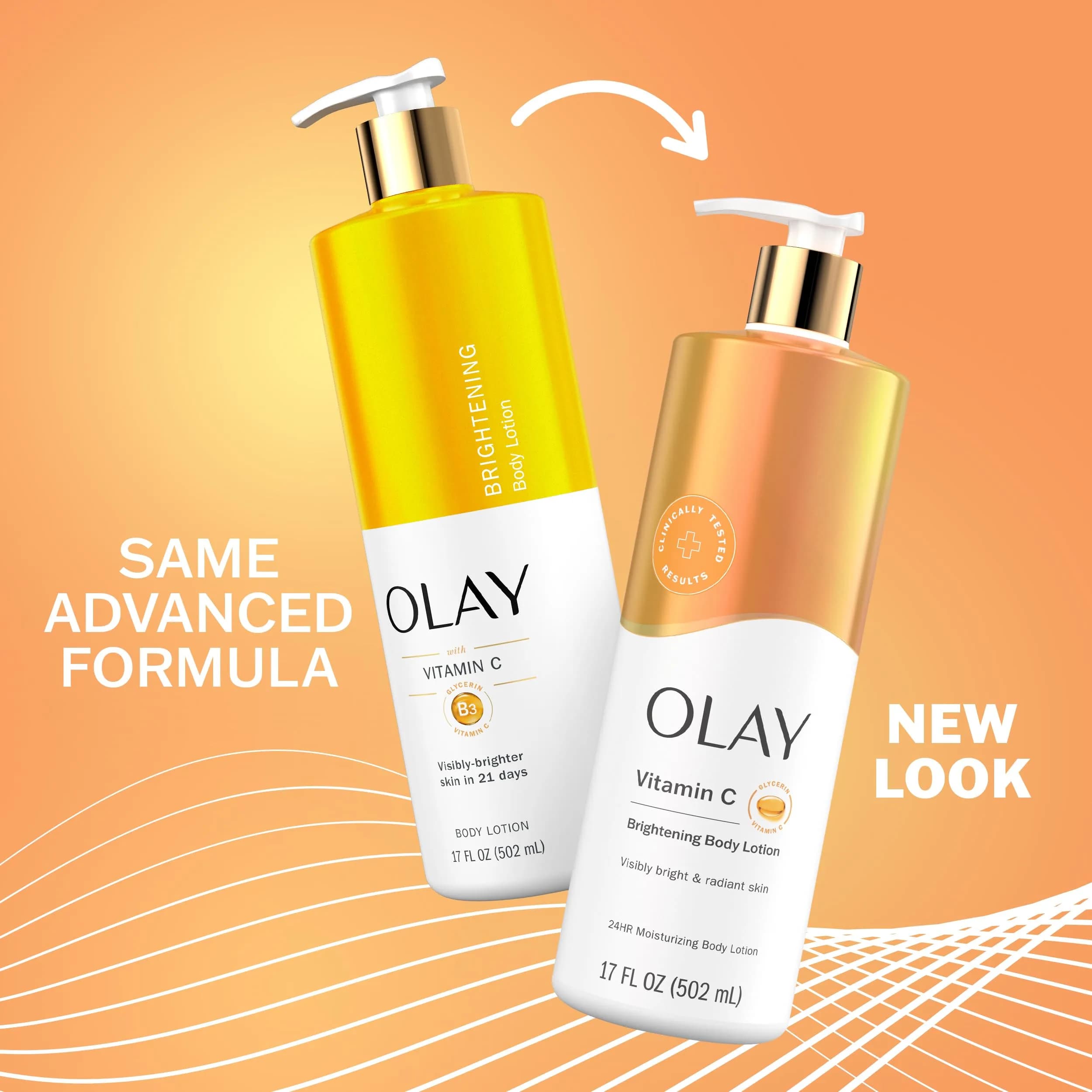 Olay Brightening Vitamin C Body Lotion with B3 Complex, 502 ml (17 fl oz) | 24hr Hydration for All Skin Types - view 6