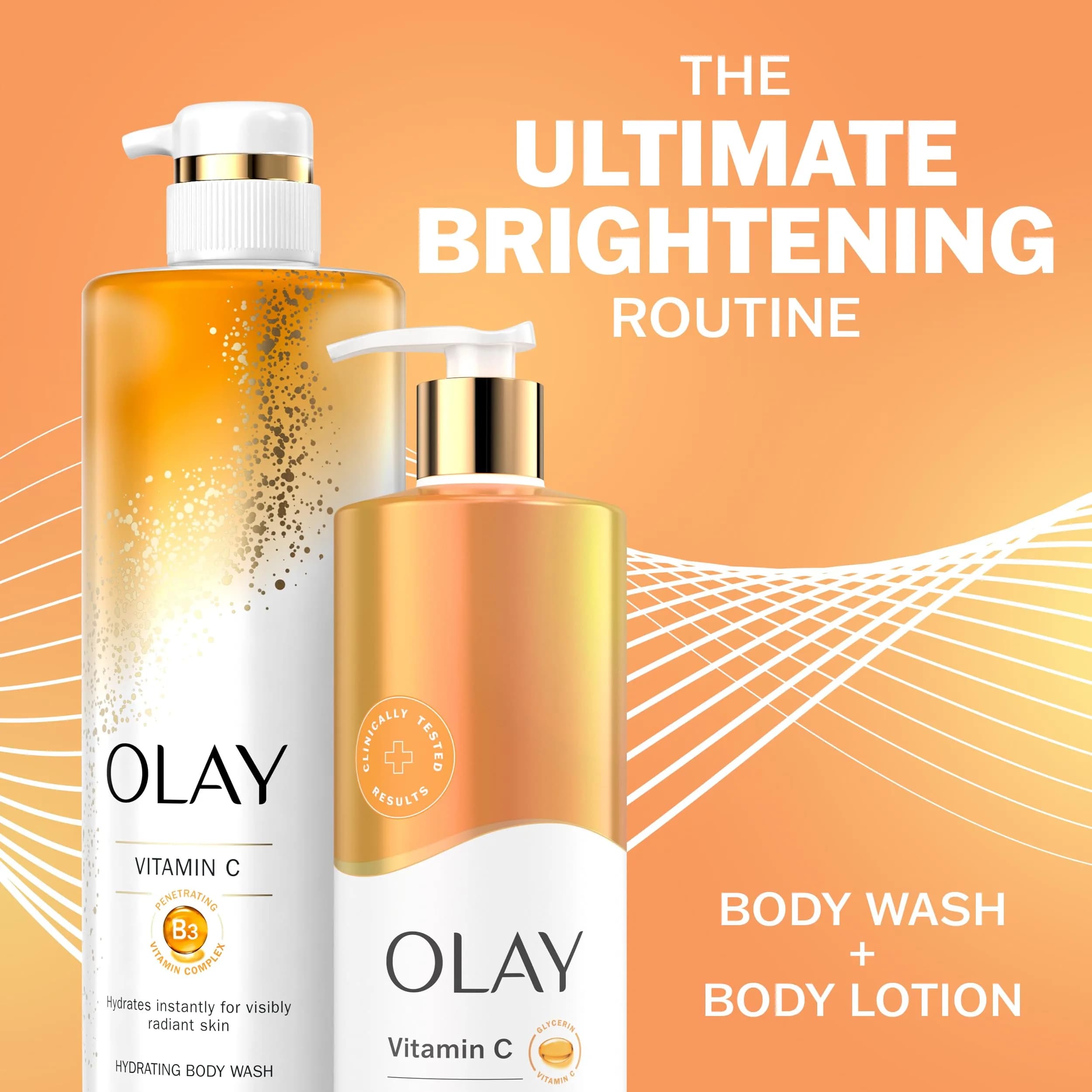 Olay Brightening Vitamin C Body Lotion with B3 Complex, 502 ml (17 fl oz) | 24hr Hydration for All Skin Types - view 7