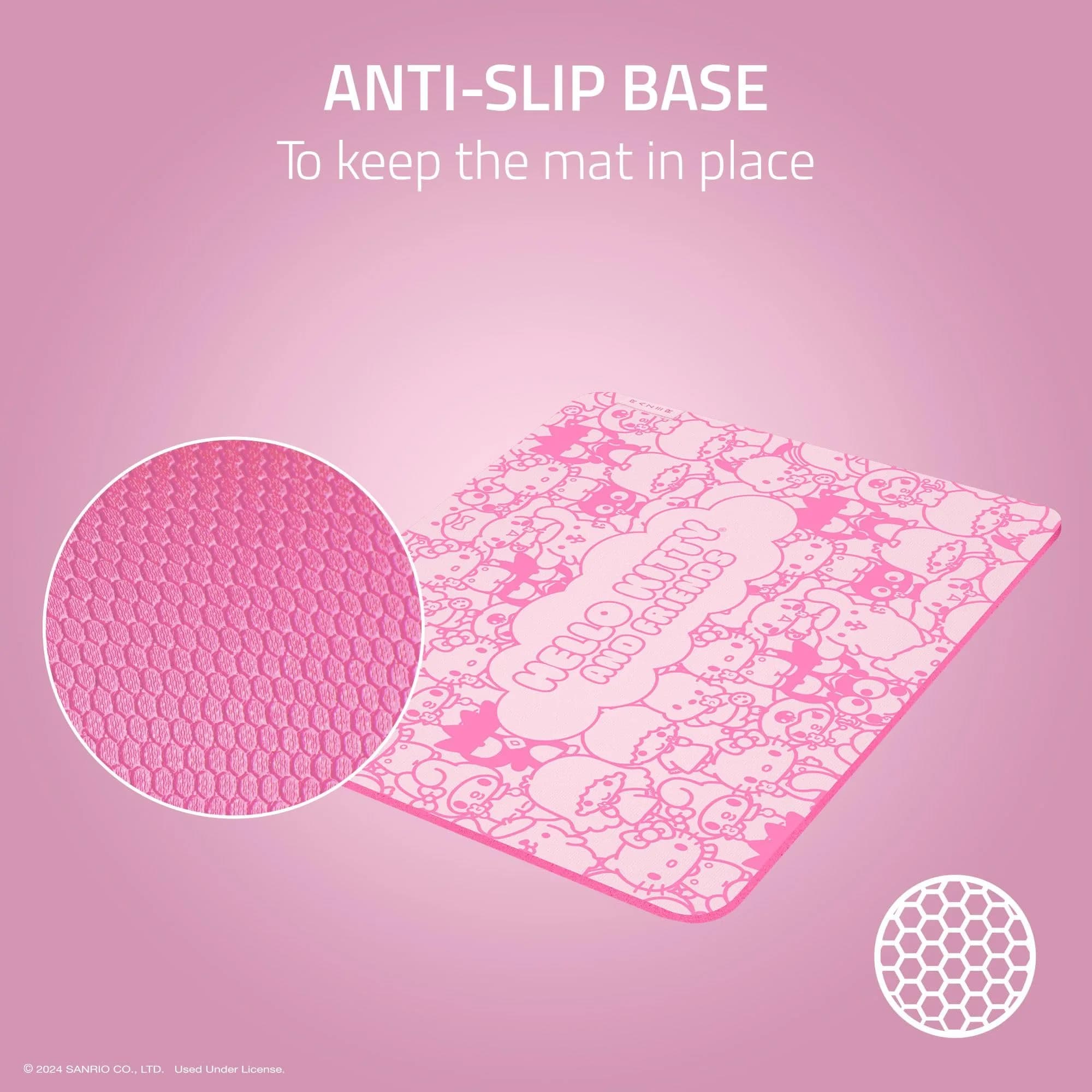 Razer Gigantus V2 Gaming Mouse Pad M Hello Kitty & Friends Edition | Textured Micro-Weave Cloth Surface - view 4