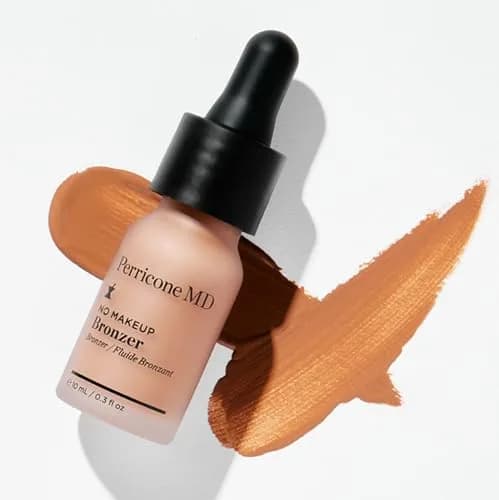 Perricone MD No Makeup Bronzer Lightweight Liquid Bronzer 0.3 fl oz | Sun-Kissed Glow, Skin Brightening thumbnail 3