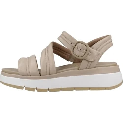 Clarks Women's Modern Sandal, Sand Leather, 8 | Breathable Leather & Classic Look thumbnail 2