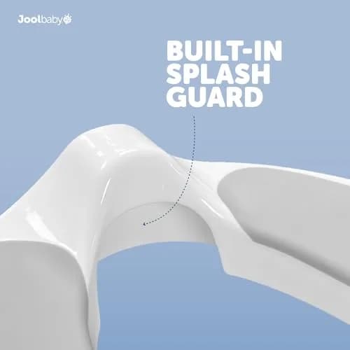 Jool Baby Potty Training Seat for Boys and Girls With Handles, Fits Round & Oval Toilets, Non-Slip with Splash Guard (Gray) thumbnail 4