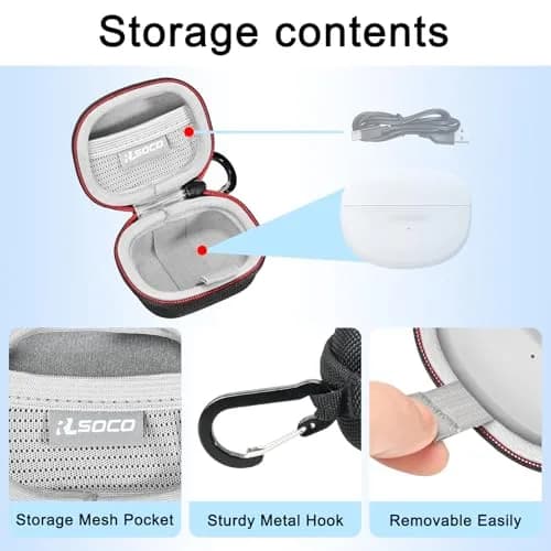 RLSOCO Carrying Case for Bose Ultra Open Earbuds | Hard Shell EVA Protection thumbnail 3