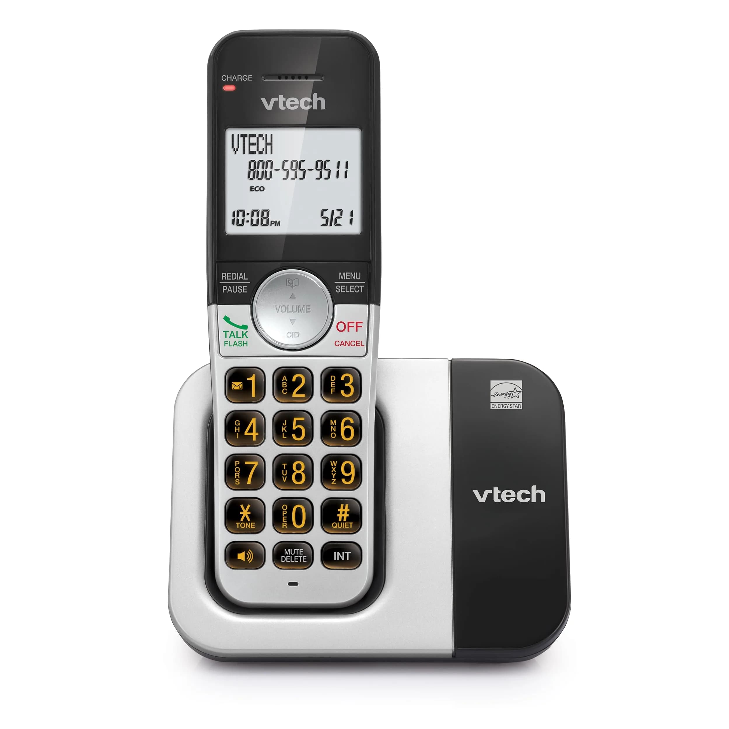 VTech DECT 6.0 Cordless Phone VG231 | Interference-Free Sound, Large Backlit Display, Big Buttons, Caller ID, Speakerphone - main product image