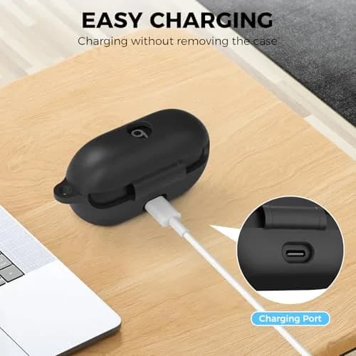 AHASTYLE Silicone Case for Beats Solo Buds (2024) | Shockproof & Dust-Resistant Earbud Case thumbnail 3