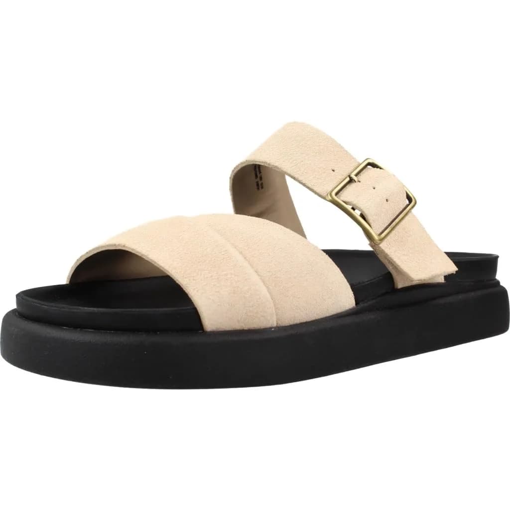Clarks Women's Aristella MuleSandal Ecru Suede Size 7 | Classic Casual Comfort