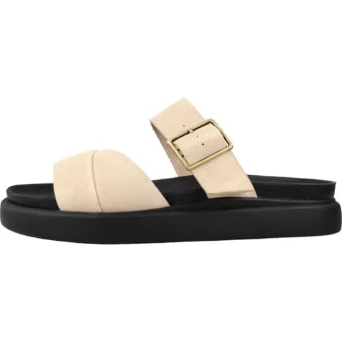 Clarks Women's Aristella MuleSandal Ecru Suede Size 7 | Classic Casual Comfort thumbnail 2