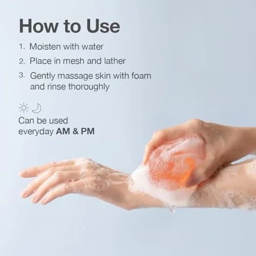 Naisture Be Bare Jelly Ball Cleanser for Dry & Sensitive Skin | Hydrating & Exfoliating Face Wash thumbnail 4
