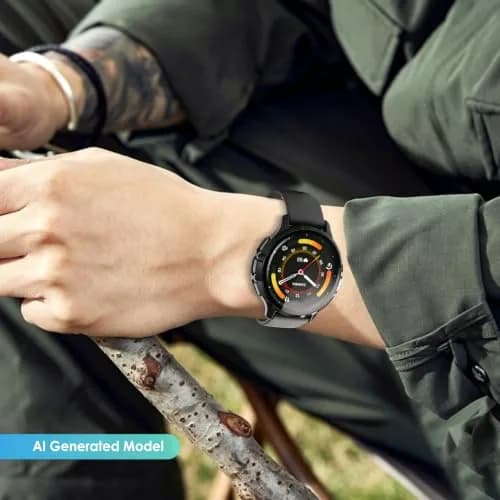 FanTEK Black Polycarbonate Watch Case for Garmin Venu 3S (41mm) | Scratch Resistant Shock Absorbing thumbnail 6