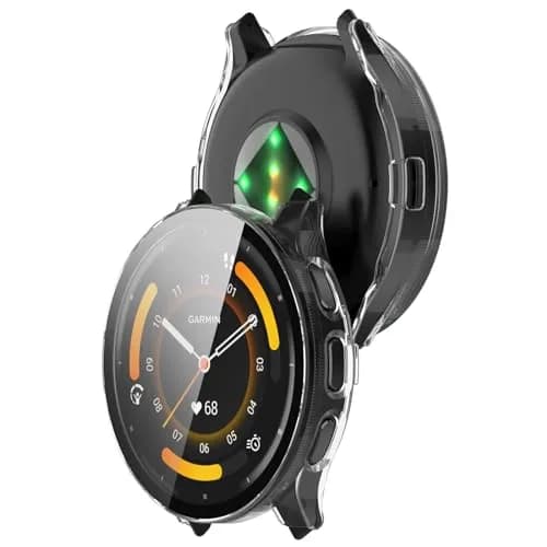 FanTEK Clear Protective Case for Garmin Venu 3 (45mm) | Scratch Resistant Shock Absorbing thumbnail 5