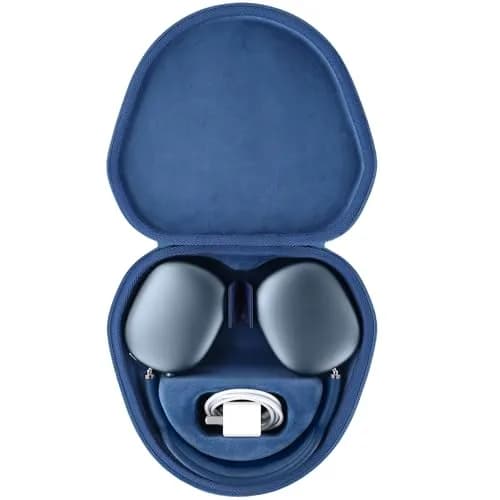 co2CREA Hard Case with Sleep Mode for Apple AirPods Max 2/1, Deep Blue | Shockproof Dustproof Water-Resistant thumbnail 1