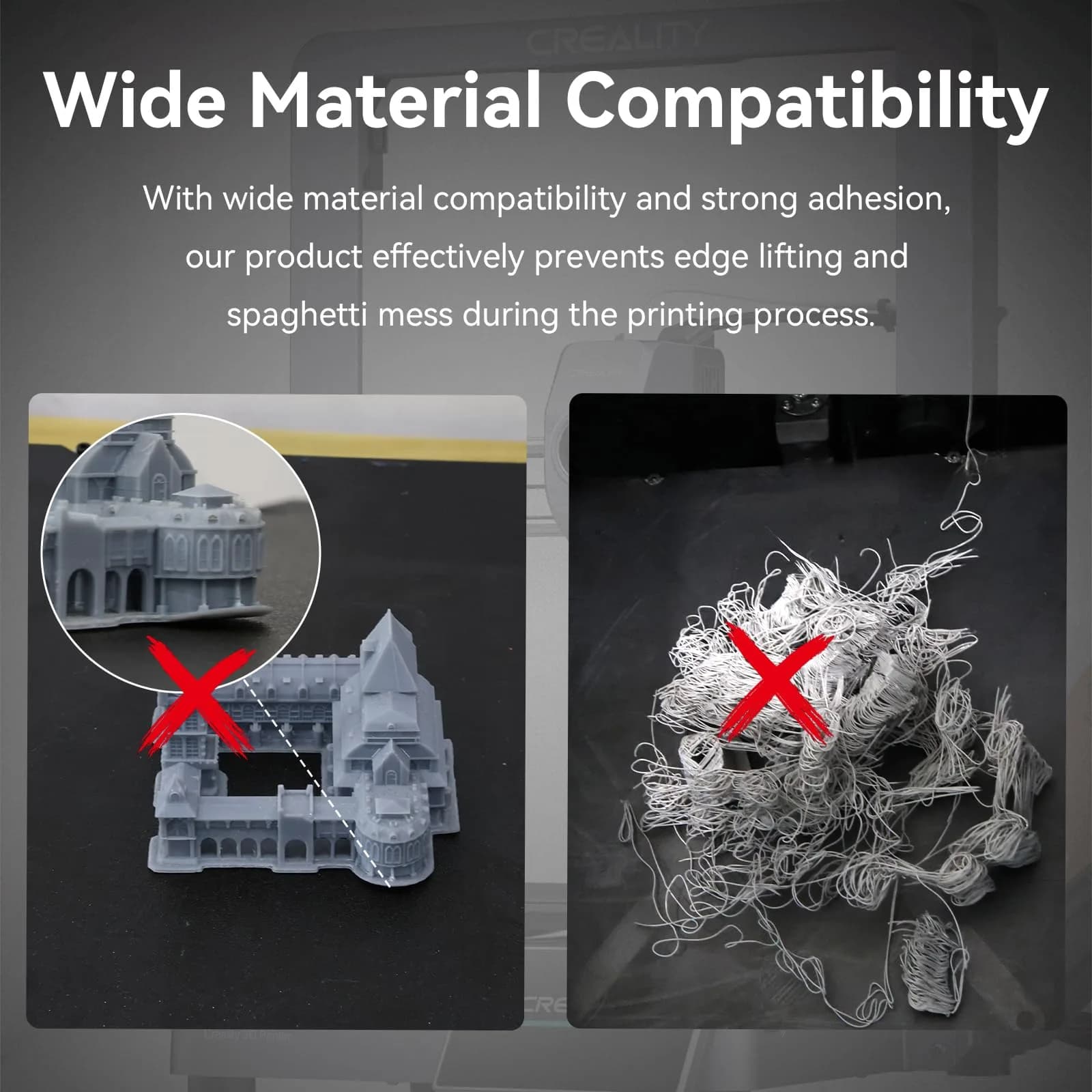 Creality Ender 3 V3 SE Build Plate 235x235mm Dual-Sided Epoxy Resin Coating Spring Steel Magnetic Platform Sheet | For Ender 3 V3 SE/KE/V2/K1/K1C/K1 SE Printers - view 5