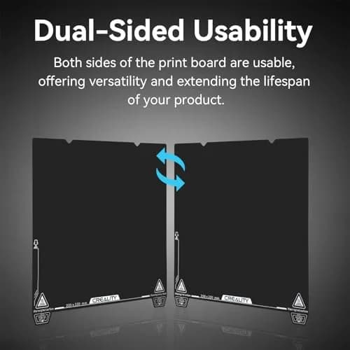 Creality Ender 3 V3 SE Build Plate 235x235mm Dual-Sided Epoxy Resin Coating Spring Steel Magnetic Platform Sheet | For Ender 3 V3 SE/KE/V2/K1/K1C/K1 SE Printers thumbnail 2