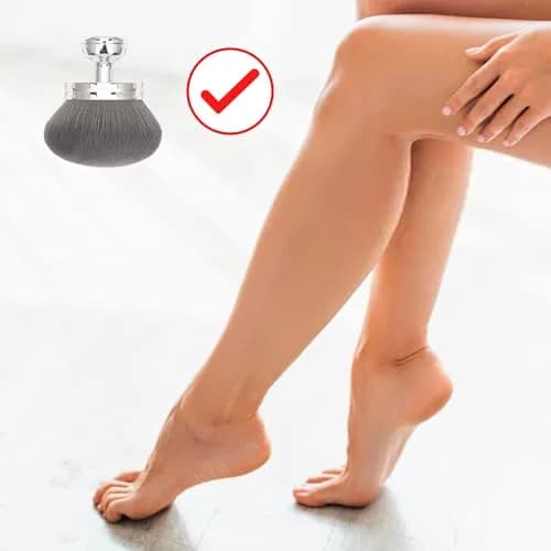 BABYSHEEP 3.2" Round Blend & Blur Extra Large Body Makeup Brush with Drawstring Bag | Flawless Self-Tanning Application thumbnail 4